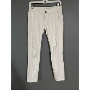 Bullhead White High Rise Skinny Jeans Size 1
